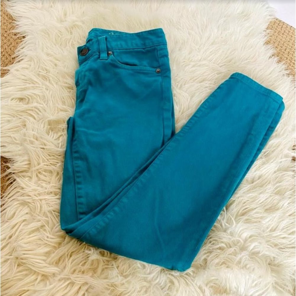 JCrew‎ Pants Womens Skinny Toothpick Ankle Jeans 5 Pockets Stretch Denim Size 25